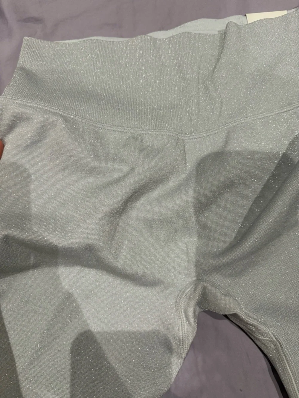 PINK Victoria's Secret Shimmery Light Gray spot wear set M - Picture 10 of 16
